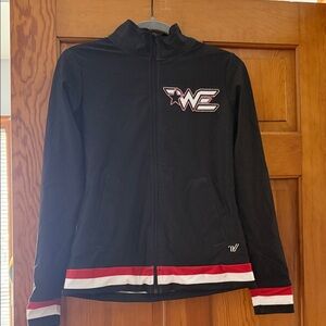 Woodland elite Black Jacket with Red and White Accents